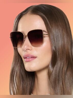 KREWE Dolly Amber Gradient Sunglasses